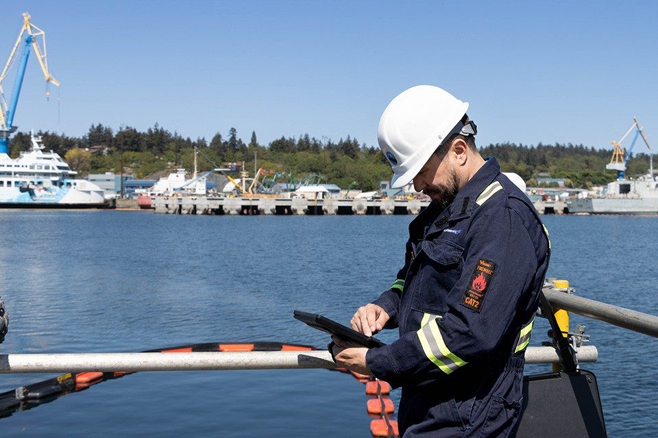 Lockheed Martin personnel at CFB Esquimalt in Victoria