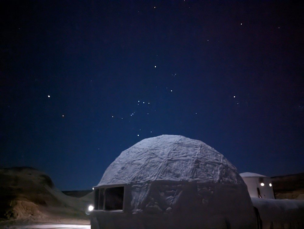 Mars at Night